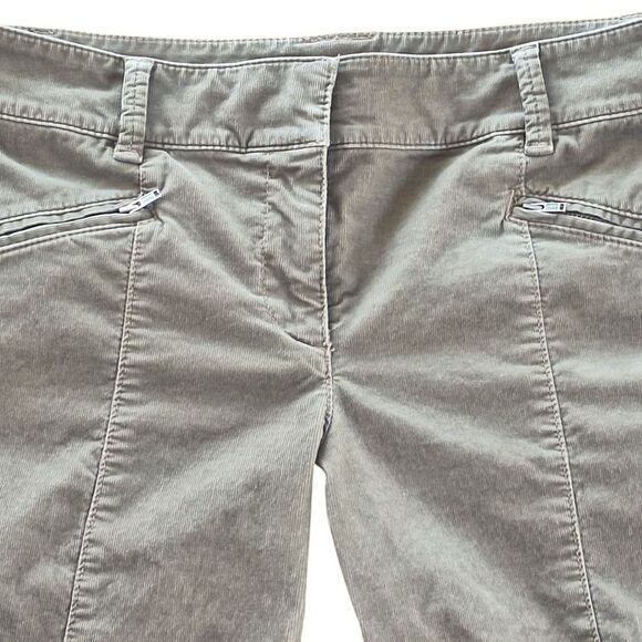 Ann Taylor Curvy Skinny Stretch Corduroy Pants Jeans Size 8 Tan Long 31" inseam - Picture 5 of 16
